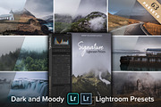 Dark & Moody Lightroom Presets, an Action Add-On by PhotoMarket (Thumbnail 1 of 65)