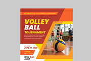 Volleyball Tournament Flyer Design, a Flyer Template by MightyDesign (Thumbnail 4 of 8)