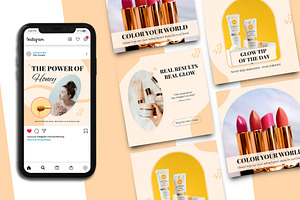Beauty Sale Instagram Post Template, a Branding & Logo Template by Artnivora.Std