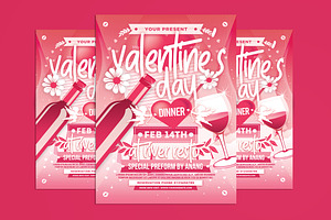 Valentine Dinner Flyer, a Flyer Template by Muhamad Iqbal hidayat