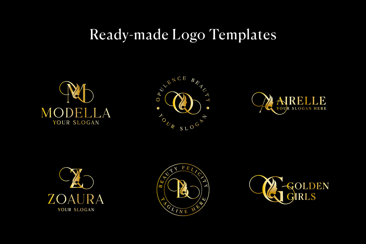 Luxury Letter A-Z Woman Beauty Logo, a Branding & Logo Template by Luxury Logos (Photo 5 of 12)