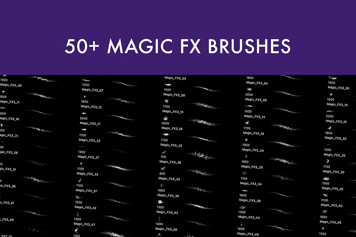 Magic FX 3 Brush Set, a Brushes & More by Zsolt Kosa Art (Photo 5 of 6)