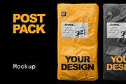 Post Pack Bag Mockup, a Packaging Mockup by Bolderaja1 Studio (Thumbnail 1 of 10)