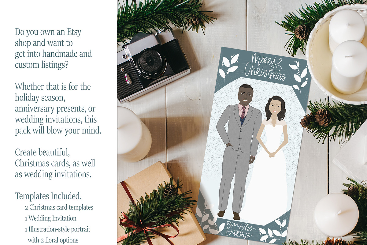 PAPER DOLLS, Digital Portrait Maker, an Illustration by Si Design Loft (Photo 6 of 7)