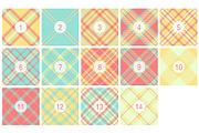 #250 Summer Relax Patterns, a Pattern Graphic by Plaid4You (Thumbnail 2 of 5)