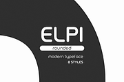 Elpi Rounded - Modern Typeface, a Sans Serif Font by RudenkoArts (Thumbnail 1 of 10)