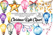 Christmas Light Clipart, an Illustration by DreamPrint404 (Thumbnail 1 of 6)