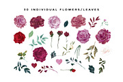 Romance Watercolor Clipart, an Illustration by Twigs and Twine (Thumbnail 4 of 6)