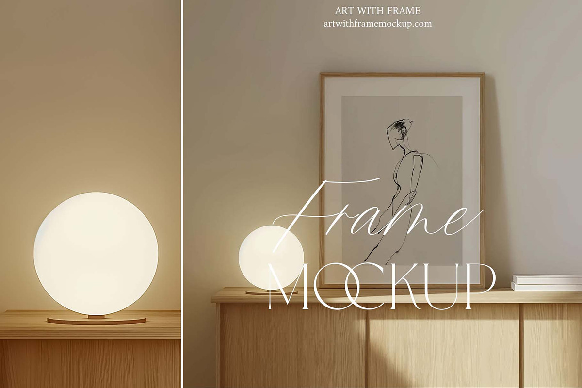 Frame Mockup, Danish Interior Mockup, a Product Mockup by ArtwithFrame (Photo 3 of 10)