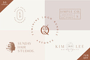Feminine Logo Bundle, a Branding & Logo Template by Tropical Type (Thumbnail 1 of 15)