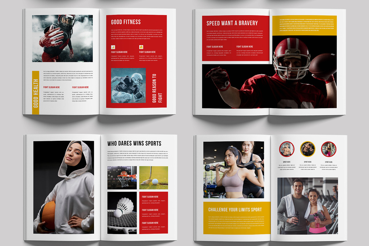 Sport Magazine Template