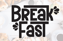 Break Fast | Script Font