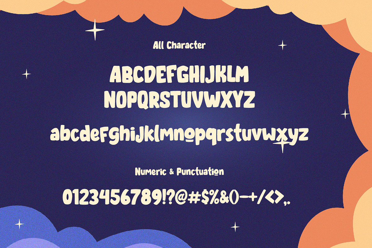 Meliosa - Whimsical Story Font, a Sans Serif Font by Alolieli Studio (Photo 4 of 5)