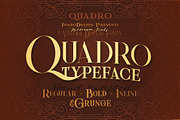 Quadro - Display Font, a Serif Font by JumboDesign (Thumbnail 1 of 7)