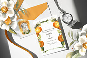 Romantic Orange Watercolor Set, a Decorative Illustration by foxsong (Thumbnail 6 of 12)