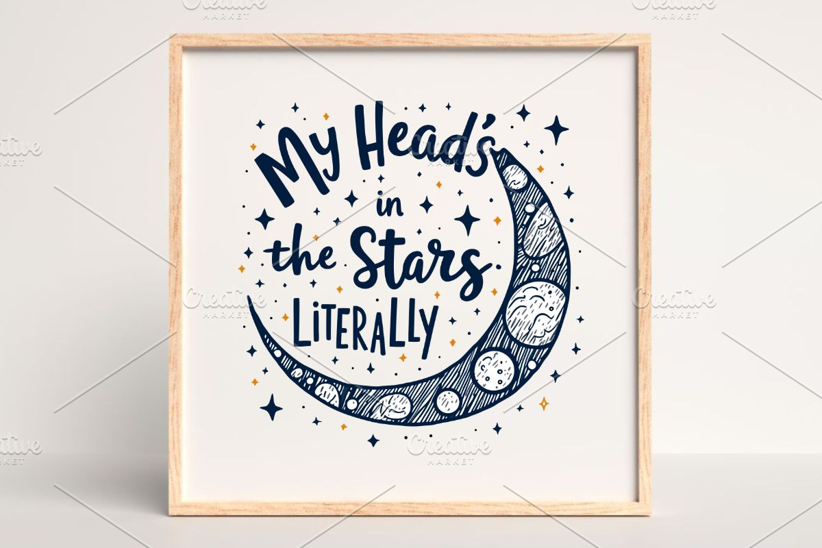 My Head's in the Stars, Literally, an Illustration by Awieee1 (Photo 4 of 4)