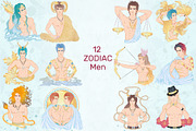 12 Zodiac Men Hand Drawn Collection, a Healthcare Illustration by ennona_art (Thumbnail 5 of 11)