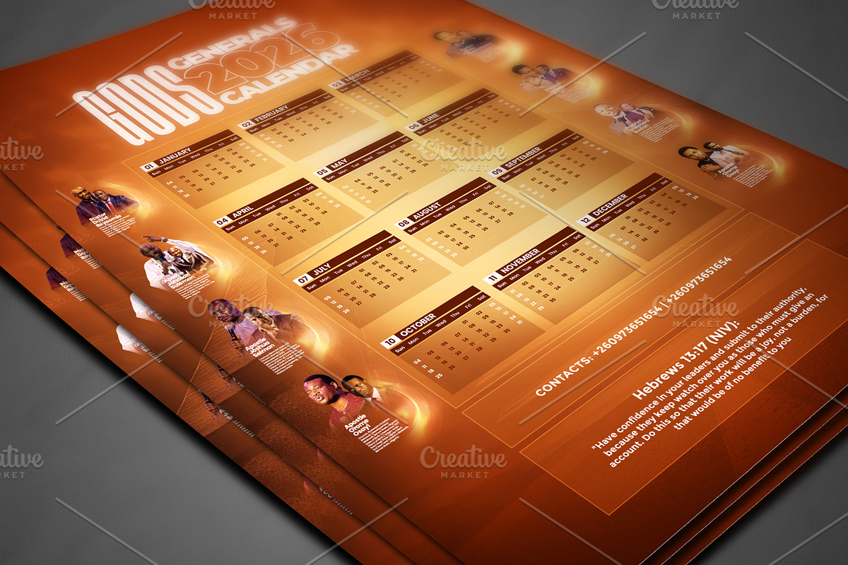 Gods generals 2026 church calendar te preview 3