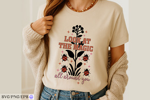 Look at the Magic All Around You SVG, a Graphic by mh_arif
