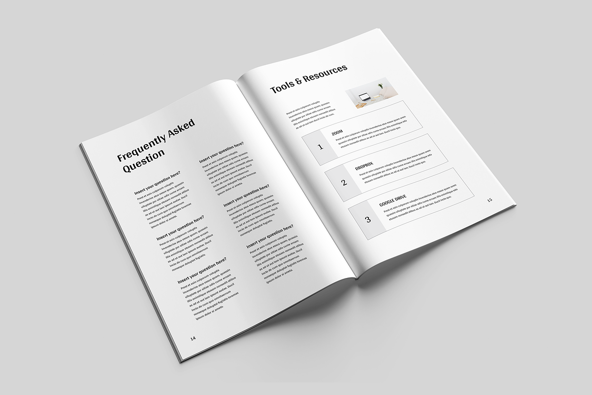 Client Welcome Packet | MS Word Indd, a Stationery Template by Leaflove (Photo 8 of 10)