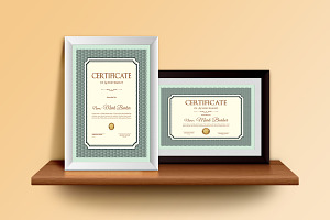 Certificate Word | PSD | AI, a Stationery Template by Curve Design