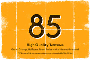 85 Inky And Halftone Textures