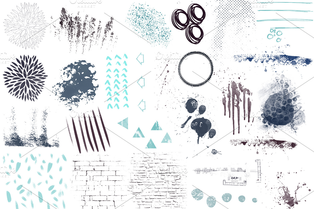 Procreate Brushes - Messy, a Brush Add-On by Li Zamperini (Photo 4 of 10)