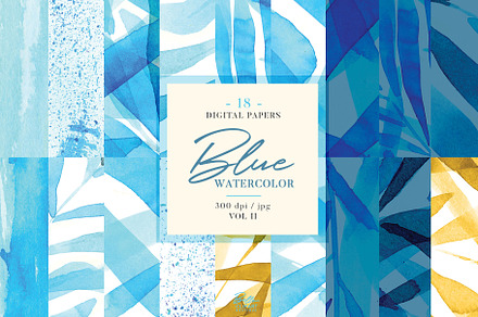 Abstract watercolor backgrounds vol2