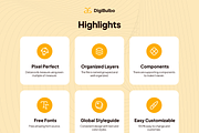DigiLearn - Web Responsive UI Kit, an UI Kit Template by Digibulbo (Thumbnail 2 of 11)