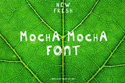 New Fresh MOCHA font preview 2