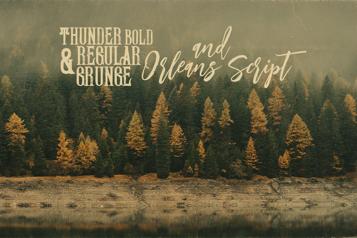 Orleans Script Font Duo preview 2