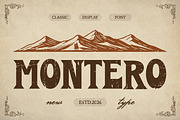 Montero – Bold Vintage Font, a Font by Studio Moara (Thumbnail 1 of 8)