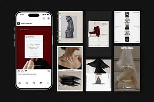 XENO | Instagram Post & Story (III), a Social Media Template by The Aesthetic Studio