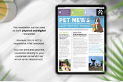 Canva Newsletter Template Pet Care, an Email Template by PixelCraft (Thumbnail 14 of 15)