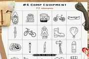 Simple Camp Scenes Logo Creation Kit, a Branding & Logo Template by JeksonGraphics (Thumbnail 11 of 24)