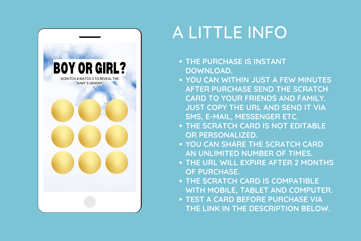 Christmas GIRL Gender Reveal Card, a Landing Page Template by SunshineStudioBoutique (Photo 4 of 8)