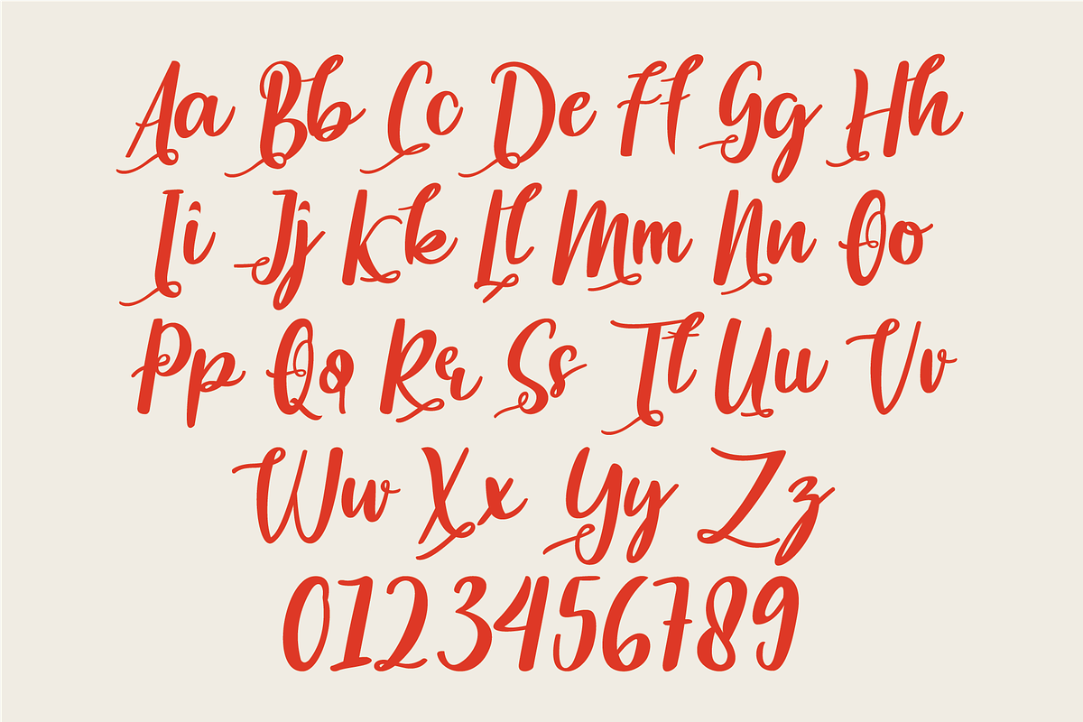 Sonete Script Font, a Script Font by Berdansabersama (Photo 2 of 9)