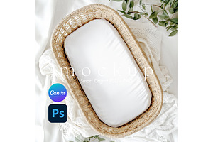 Baby Crib Sheet Mockup, a Product Mockup by EmpaviMockups