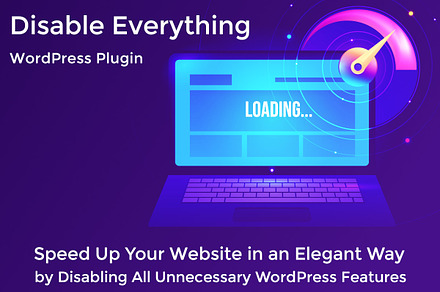 Disable Everything, a WordPress Template by Dessky