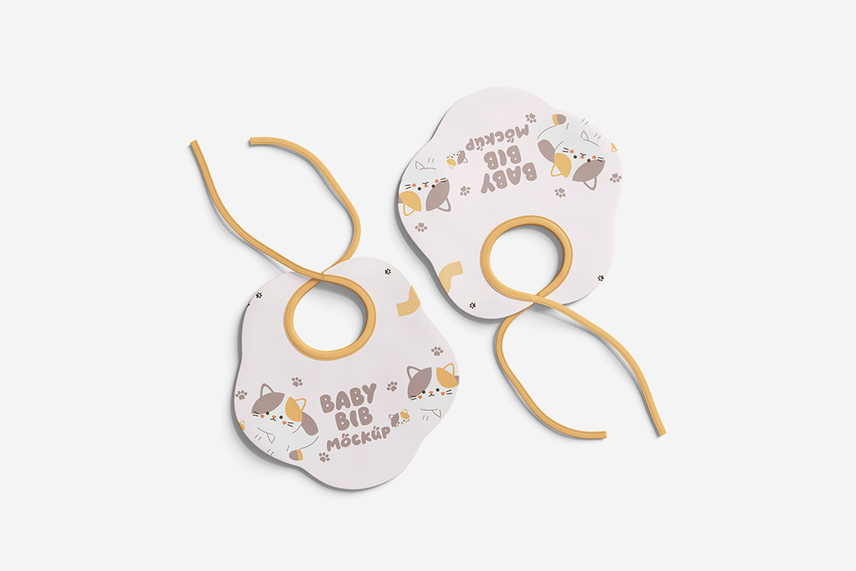 Baby Bib Mockup, a Product Mockup by MrLetters (Photo 3 of 5)