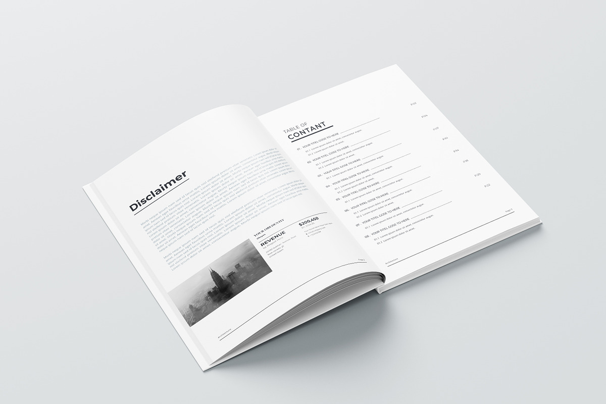 Architecture | Canva, Word & Indd, a Brochure Template by obayes (Photo 8 of 18)