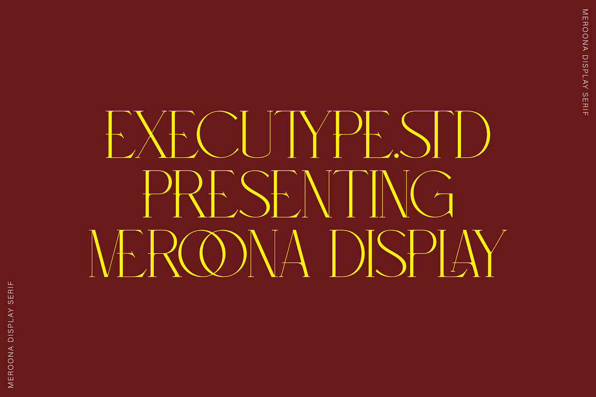 Meroona - Display Serif, a Serif Font by executypeStudio (Photo 5 of 14)