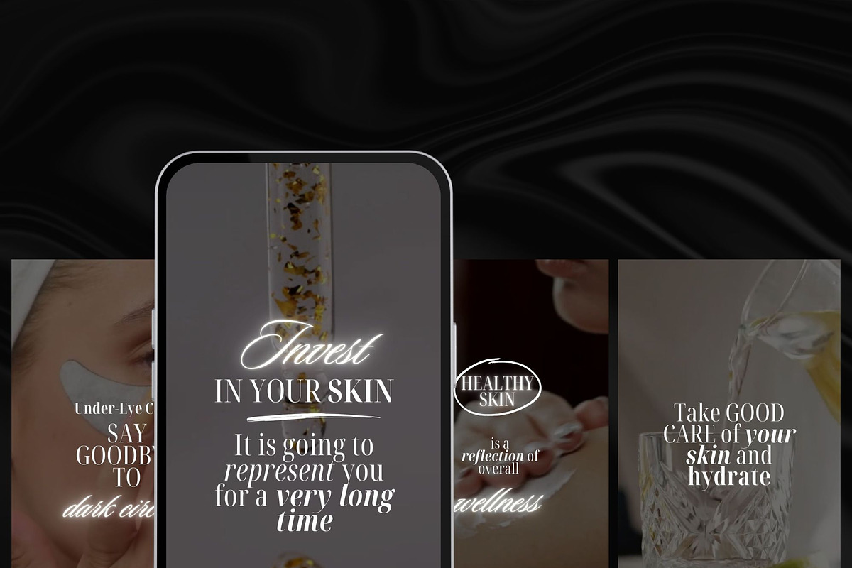 Skincare Instagram Reel Templates, a Social Media Template by design4social (Photo 9 of 9)