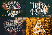 Christmas Helper Lettering & Clipart, a Seasonal Illustration by Sketchetarian (Thumbnail 2 of 11)
