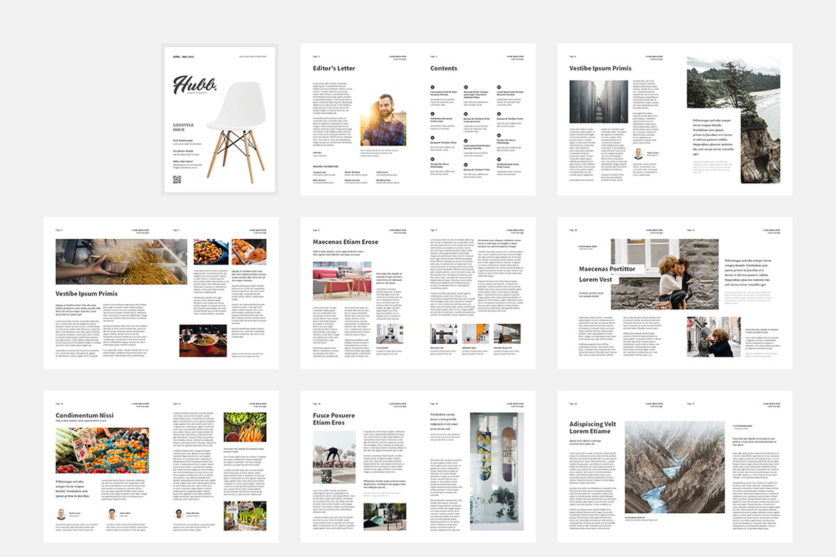 Hubb Magazine Template, a Magazine Template by Page Craft (Photo 5 of 5)