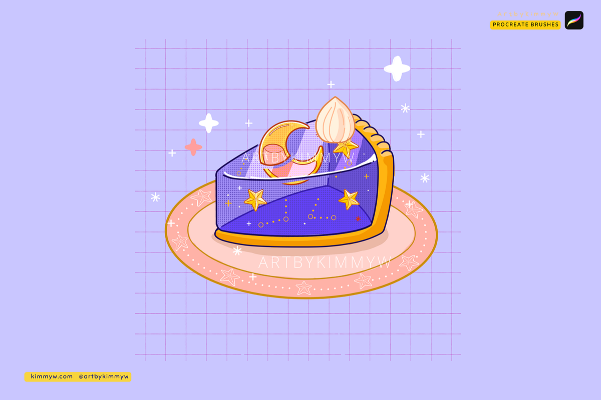 Kawaii Cake O'clock Brush Pack, a Brush Add-On by Artbykimmyw (Photo 7 of 8)