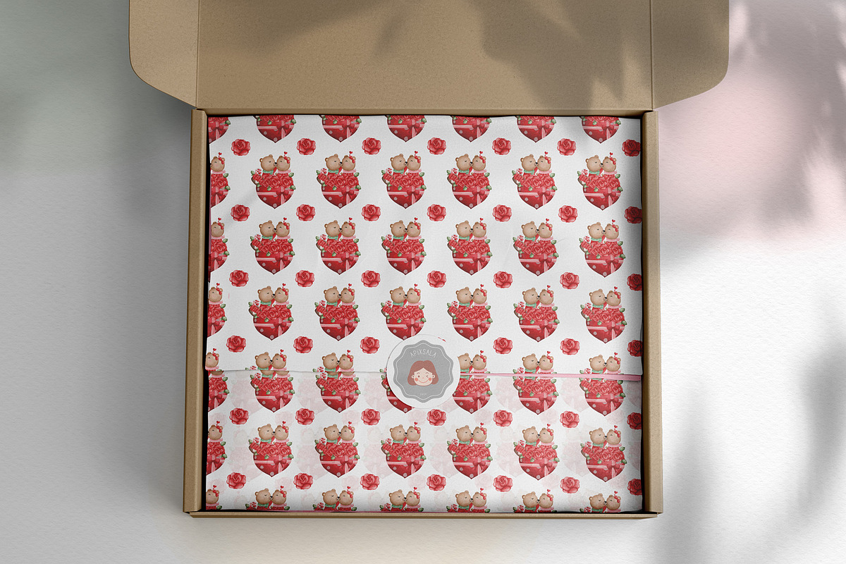 Bear in Love | Valentine Bear, an Animal Illustration by Apixsala (Photo 7 of 8)