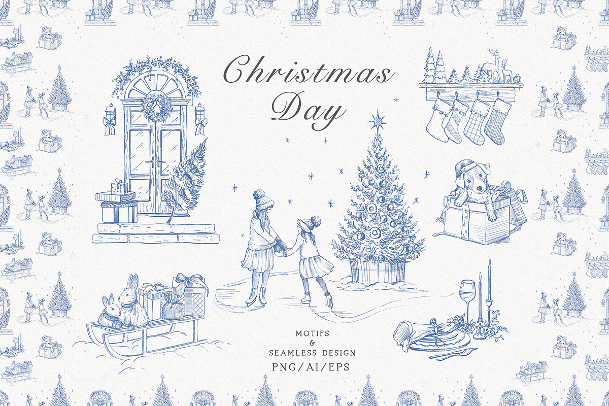 Christmas Day clipart, a Texture Illustration by Sensual Art (Photo 1 of 9)