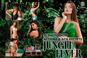 12 Jungle Fever Photoshop Actions