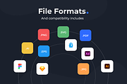 Flat Smiley Vectors, an Emoji Icon by Brickclay (Thumbnail 5 of 8)